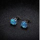 3 Pair Stud Earrings Set For Womens Teens Opal Birthstone Earrings For Sensitive Ears Round Gemstone Ear Stud Gift 4mm 6mm 8mm 3 Pair Stud Earrings Set For Womens Teens Opal Birthstone Earrings For Sensitive Ears Round Gemstone Ear Stud Gift 4mm 6mm 8mm